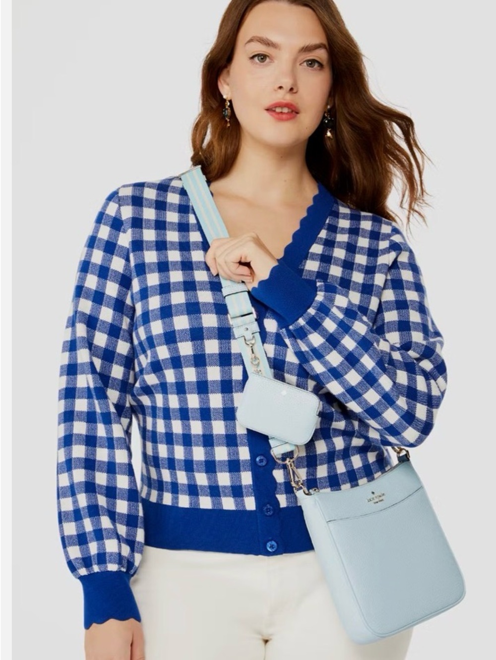 kate spade Rosie Swingpack Crossbody ~ Crisp Sky - Picture 3 of 5